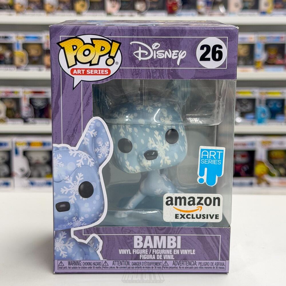 Funko Pop Disney Art Series Bambi Amazon 26 Animation Roe Deer Toy Vinyl Figure